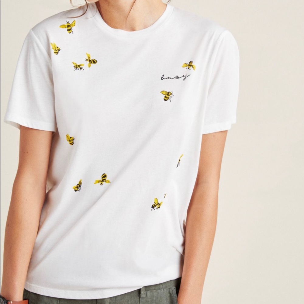 Anthropologie busy bee graphic tee